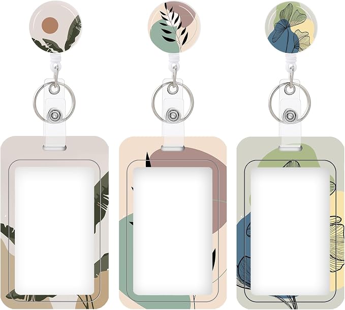 3 Set Heavy Duty Badge Holder by COOKOOKY