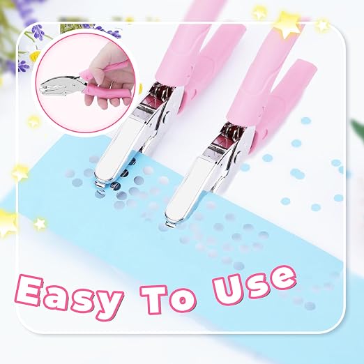 UCEC 3 Pack Metal Handheld Small Hole Punch, Paper Punches - Image 4