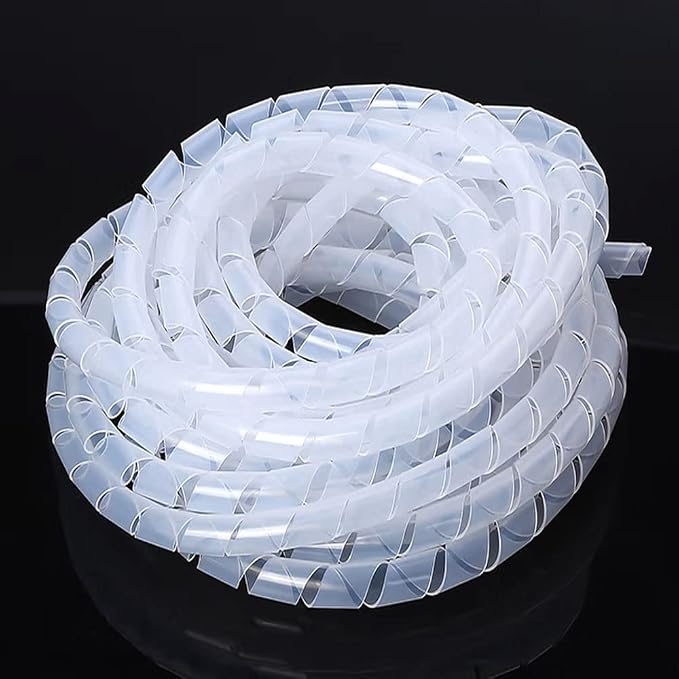 Spiral Cable Wrap -20 Ft 1/2" Cable Management Sleeve Organizer - Image 2