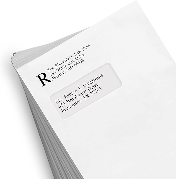 LUXPaper 9 x 12 Booklet Window Envelopes | Bright White | 28lb. Text | 500 Qty - Image 7