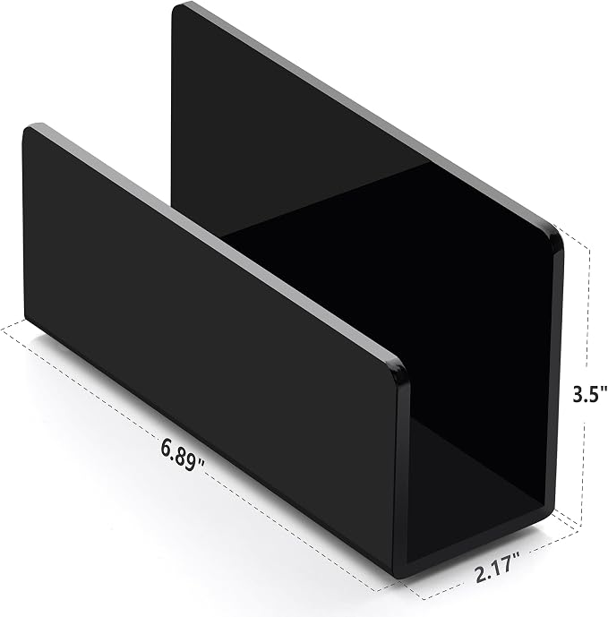 Acrylic Desk Mail Organizer Sorter, Countertop Letter Envelope Bill Filling - Image 2