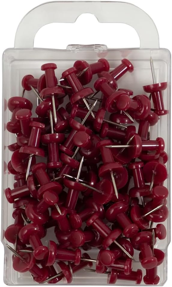 JAM PAPER Colorful Push Pins - Image 2
