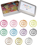 OWLFAVO 132pcs Small Circle Shape Paper Clips by OWLFAVO