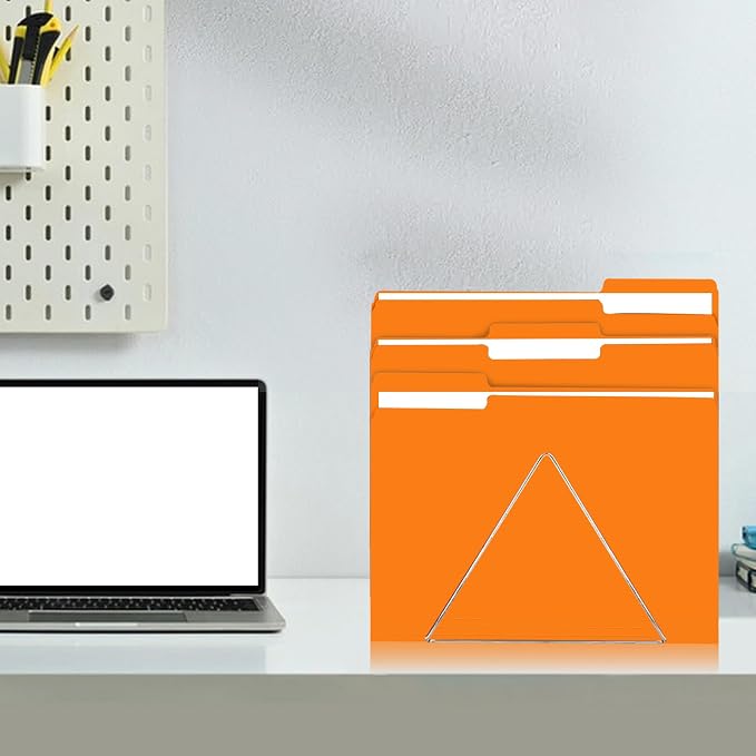 File Folder, RAZCC 100 Pack 1/3 Cut Tab File Folders Letter Size, Folders - Image 7