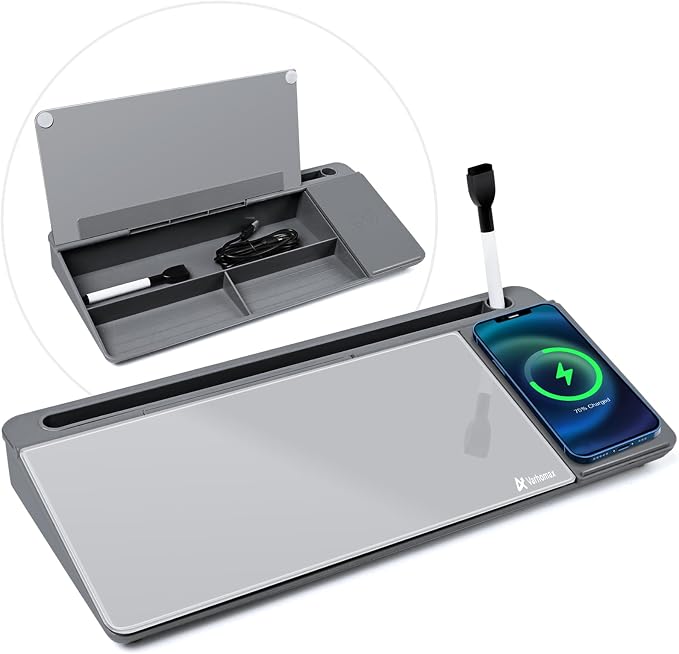 Varhomax Glass Desk Whiteboard by Varhomax