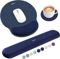 Sushret Mouse Pad and Keyboard Wrist Rest, 3-in-1 Gel Memory Foam Ergonomic by Sushret