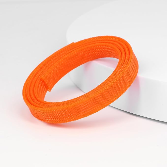 25ft PET Expandable Braided Cable Sleeve 3/8inch Pet Braided Cable Sleeve - Image 3