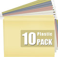 10 Pack Hanging File Folders, Letter Size | with1/5-Cut Tabs. Includes 10 by ONEKEEP