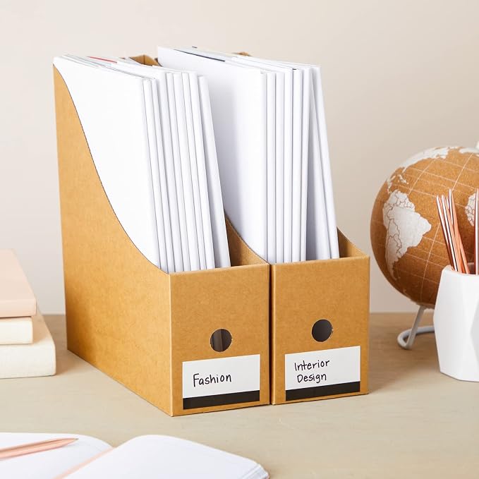 Juvale Corrugated Cardboard Magazine Holder - Image 2