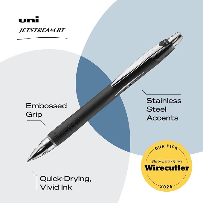 uniball Jetstream RT Ballpoint Pens, Fine Point - Image 3