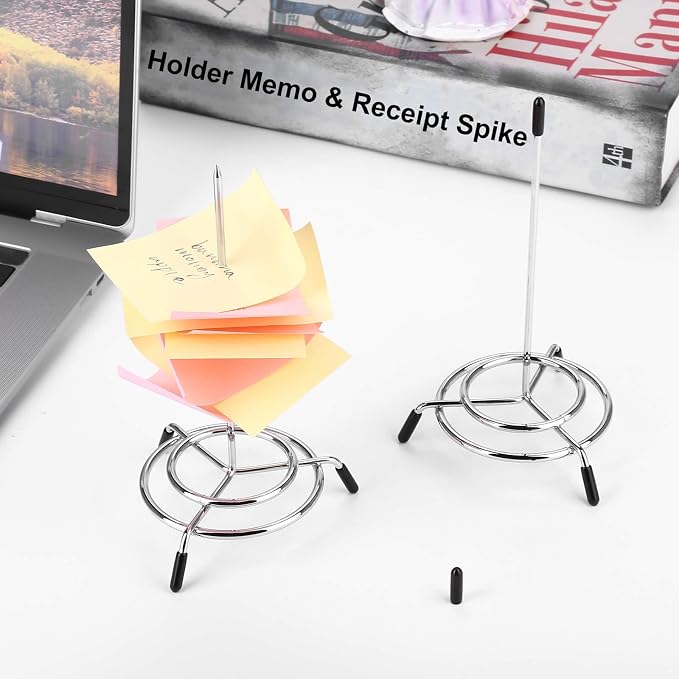 4PCS Ticket Stabber Holder, Receipt Spike, Ticket Spike, Check Spindle - Image 6