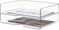 DCA Large Capacity Desk Organizer, 2 Tier Paper Organizer, Letter Tray File by DCA