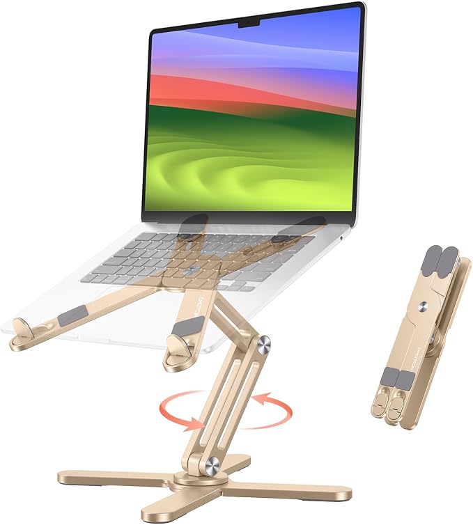 OMOTON 360° Rotating Laptop Stand Riser by OMOTON