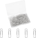 100 Pcs Silver Paper Clips, 1.1 Inch Colorful Paperclips | Colored Paper Clips by Unknown
