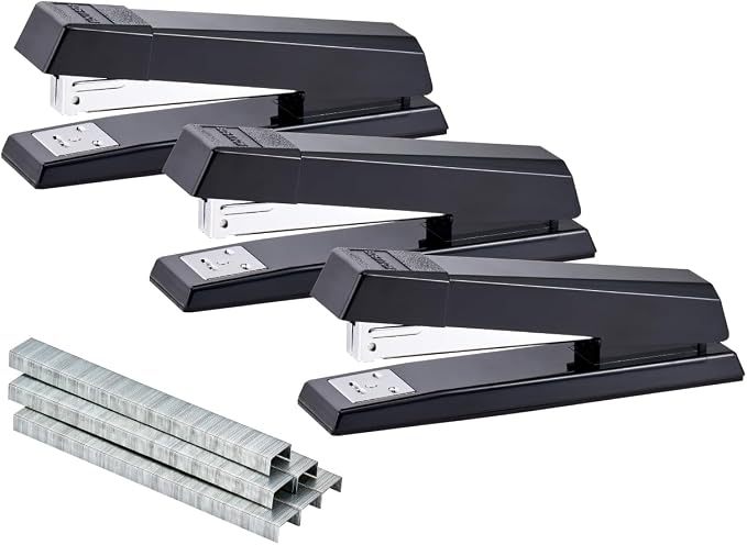 Bostitch Office No-Jam Premium Desktop Stapler, Full-Strip, 250 Staples Included by BostitchOfficeProducts
