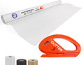 White Kraft Paper Roll 48" x 1200" by IDLPackaging