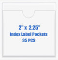 Origin-Joy 35 PCS Self Adhesive Index Card Pockets by Origin-Joy