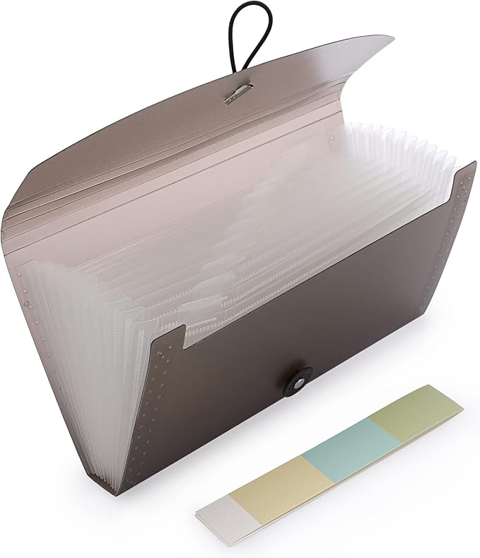 BTSKY Expanding Accordion File 13 Pockets Small Card Ticket Holder Storage - Image 3