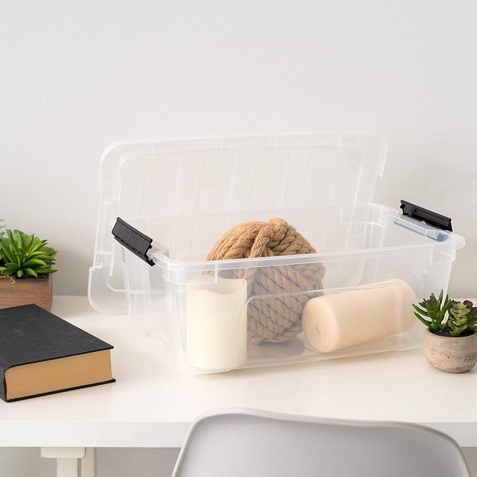 IRIS USA 13 QT Plastic Storage Box - Image 8