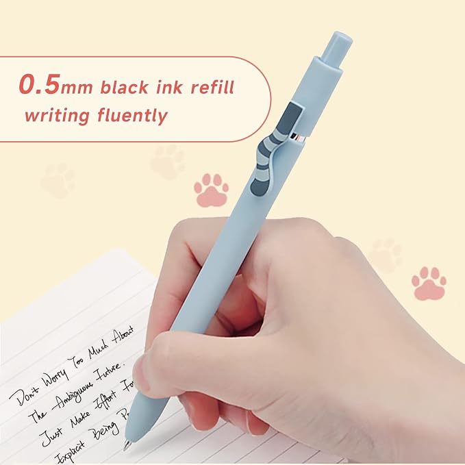 UIXJODO Cat Pens, High-End Series Cat's Tail Retractable - Image 4