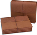 Smead Redrope Expanding File Wallet, Flap and Cord Closure, 3-1/2" Expansion by SMEAD