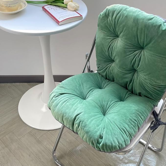 Light Pink Chair Cushion with Removable Cover - Image 4
