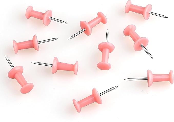 Push Pins 600 Count, Standard Pink Thumb Tacks - Image 4