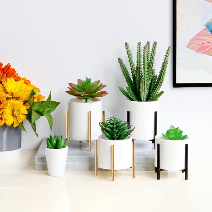 Gold pencil cup Sturdy metal frame - Image 8