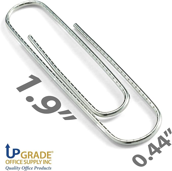 Upgrade Office Supply Jumbo Paper Clips, 6 Boxes of 100, Made in USA - Image 3
