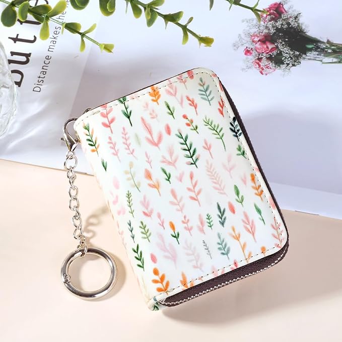 FurArt Zipper Wallet Women, RFID Blocking Credit Card Wallet, Business Card - Image 4