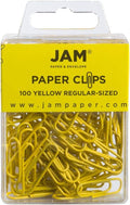 JAM PAPER Colorful Standard Paper Clips by JAMPaper
