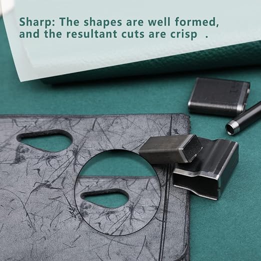 24 Style Hollow Punch Cutter Tool, One Hole Leather Cutting Tools - Image 5