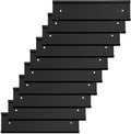 10 Pack Aluminum Name Plate Holders by Unknown