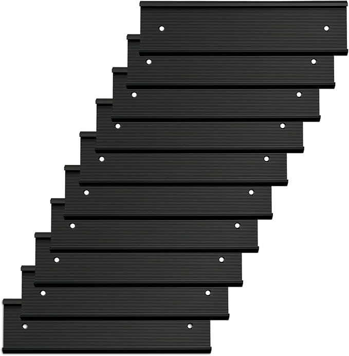 10 Pack Aluminum Name Plate Holders by Unknown