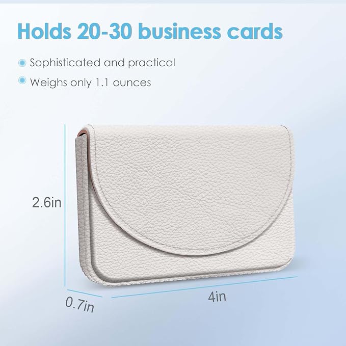 Business Card Holder，PU Leather Business Card Case Color Printing Pattern Card - Image 2