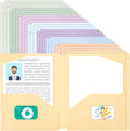 EOOUT 24pcs 3 Hole Punch Folders by EOOUT