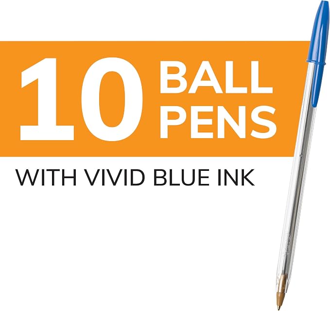 BIC Cristal Xtra Smooth Ballpoint Pen, Medium Point - Image 2