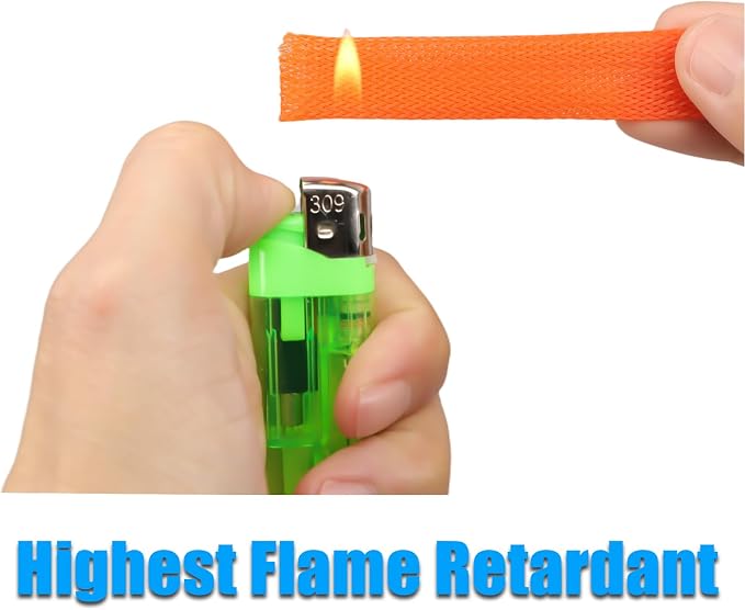 25ft PET Expandable Braided Cable Sleeve 13/16inch Pet Braided Cable Sleeve - Image 5