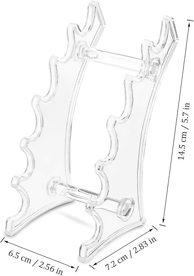 Outus Set of 4 Plastic Pen Holder 6-slots Display Stand Eyebrow Pen Stand - Image 2