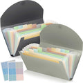 Harloon 2 Pack 13 Pockets Expanding File Folder and Cover Folder by Muasung