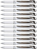 Pentel EnerGel Pearl Deluxe RTX Liquid Gel Pen, Fine Line, Needle Tip, Box of 12 by PentelofAmerica