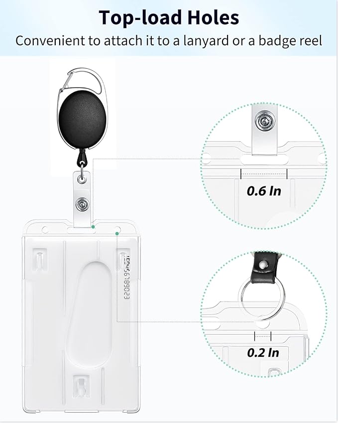 Pawfly 5 Pack Vertical 2-Card Badge Holders - Image 5