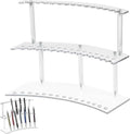 30-Slot Acrylic Pen Holder & 2 Tier Detachable Display Stand by Unknown