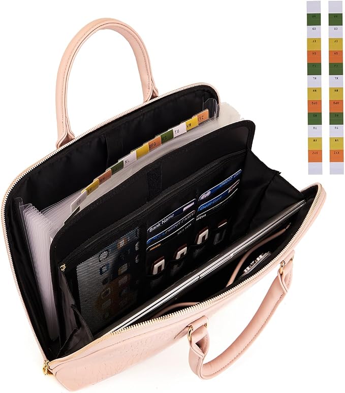 Accordian File Organizer Tote, Folder - Image 4