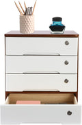 Lockable Desk Organizer Wooden Desktop Drawers Office Flat Files Storage Box by Unknown