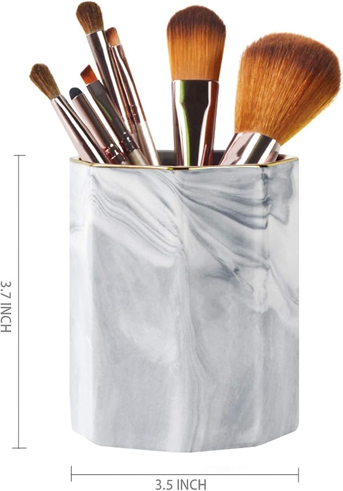 Pen Holder, Pencil Holder for Desk, Practical Ceramic Pencil Organizer - Image 2