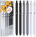 Vanhench 6Pcs Gel Pens, 0.5MM Black Gel Ink Pen Fine Point Smooth Writing Pens by Vanhench
