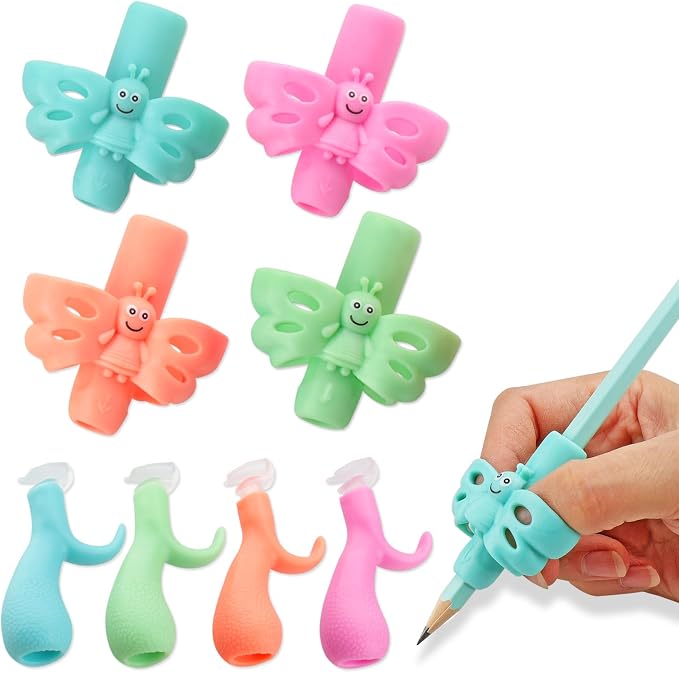 JuneLsy Pencil Grips for Kids Handwriting gripper Pencil Holder Posture - Image 4