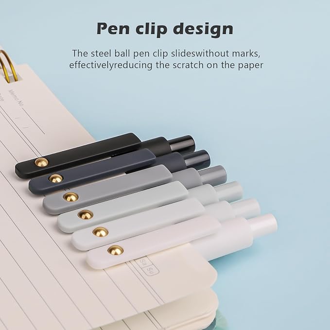 Ddaowanx Gel Pens, 0.7mm Quick Dry Black Ink, Fine Point Smooth Writing Pens - Image 5