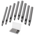 8 Size Oval Hole Punch for Leather 2mm-5mm, Boyistar Leather Craft Punch Tools by Boyistar